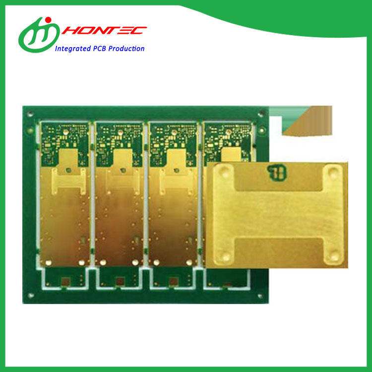 Indlagt kobbermønt PCB